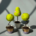 Spring Trees - needle-felted sculptures handmade by Bethany Hughes