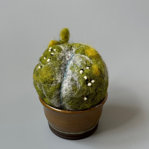 The Great Divide - needle-felted landscape handmade by Bethany Hughes